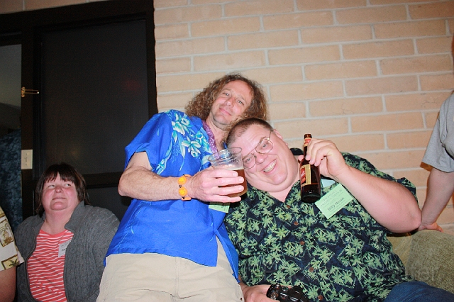 2009TAT_ 559.jpg - This is as close as we could come to anything resembling former BCCA President Joe G. & Lou C.    All in all a pretty mild hospitality room as compared to last year!